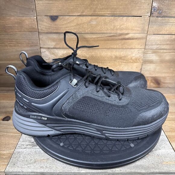 Georgia Boot Mens Sz 10.5 M Durablend Black Nano Comp Toe Sneakers Work Shoes - Picture 1 of 10